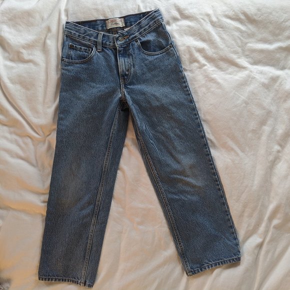 LEVI Jeans Straight-Leg Cropped!